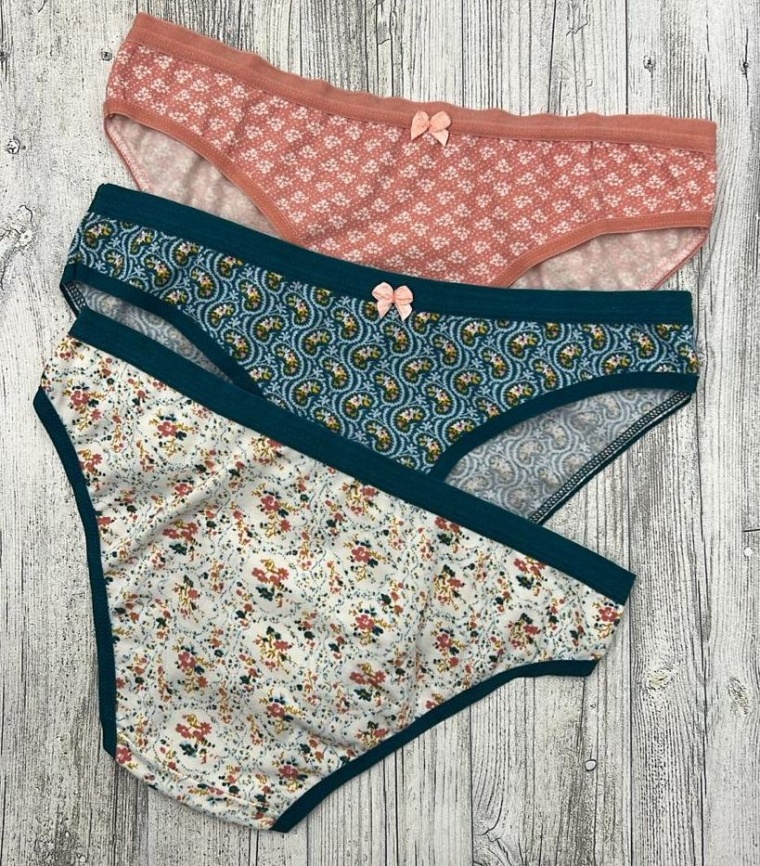 Трусы для женщин 3 шт 3001-12 фото 2