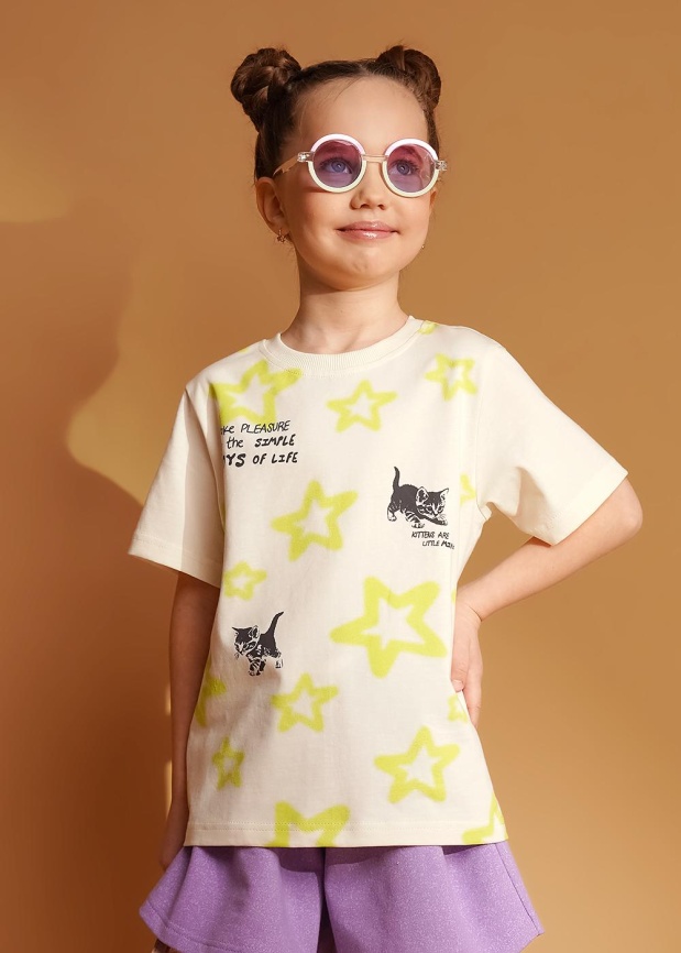 CLE 867409/15кд_п Футболка детская для девочки фото 2