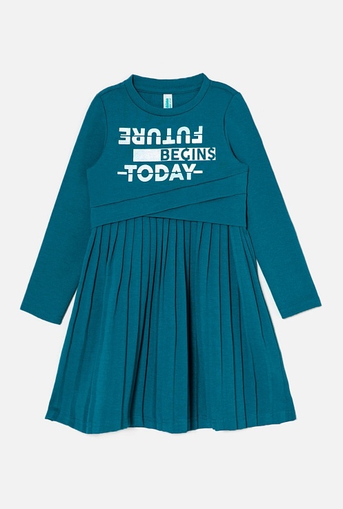 20210200465, Платье детское для девочек Diadem, 60%ПЭ/40%Хлопок, АКУЛА фото 1