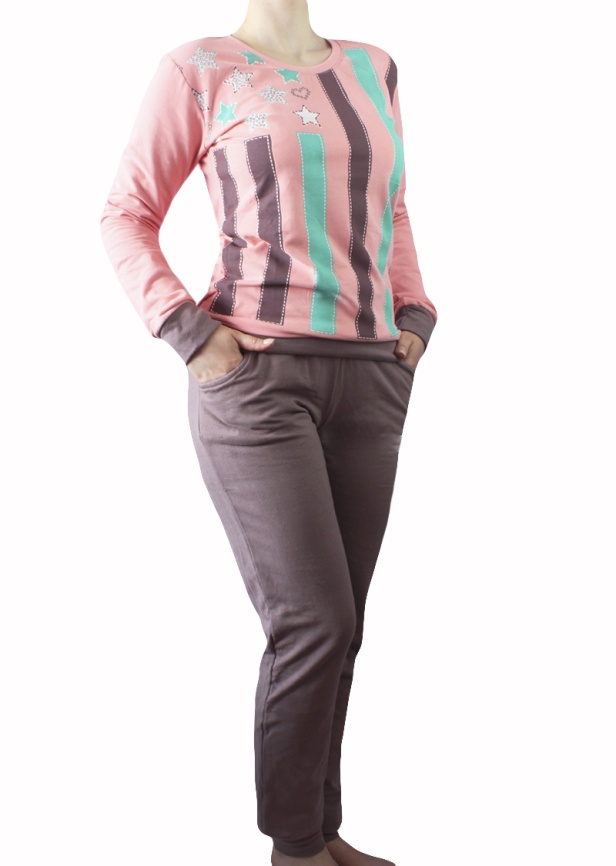 Пижама для женщин с брюками ( длинный рукав)88232 фото 3