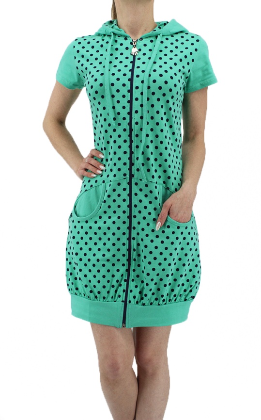 Халат для женщин (с молнией/с капюшоном) 83321 фото 1