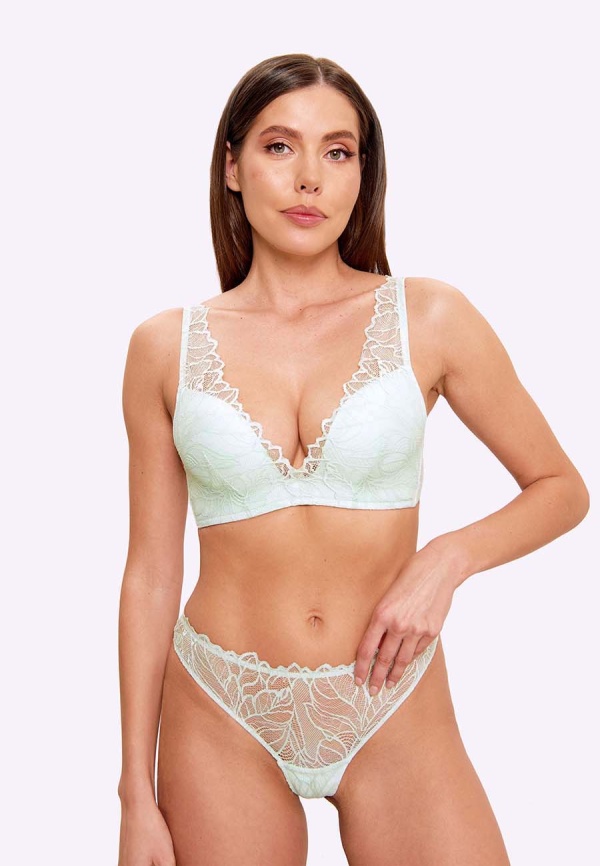 Бюстгальтер жен. Fabi светло-зеленый Padded Triangle bra, 0120265071 фото 3