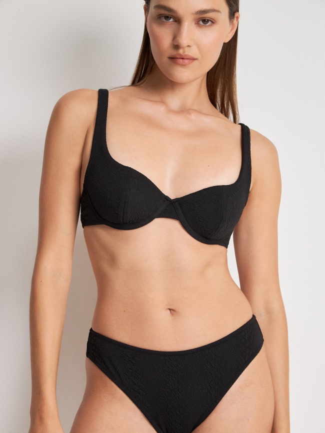 Трусы купальные жен. Foux черный фото 1