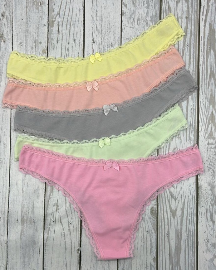Стринги для женщин (молодежные/кружевные/однотонные) 198256 фото 2