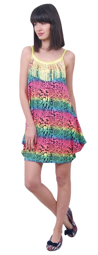 Сорочка для женщин (узкие бретельки/вискоза) 83444 фото 1