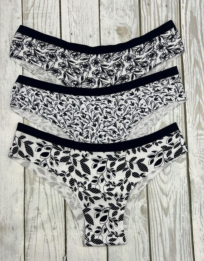 Трусы для женщин (бесшовные/молодежные/цветные) 91093 фото 1