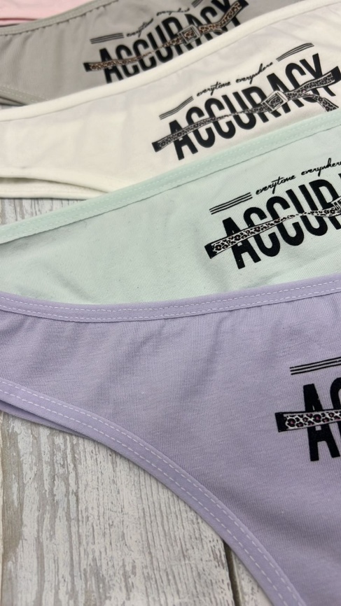 Стринги для женщин (молодежные/однотонные) 15588 фото 3