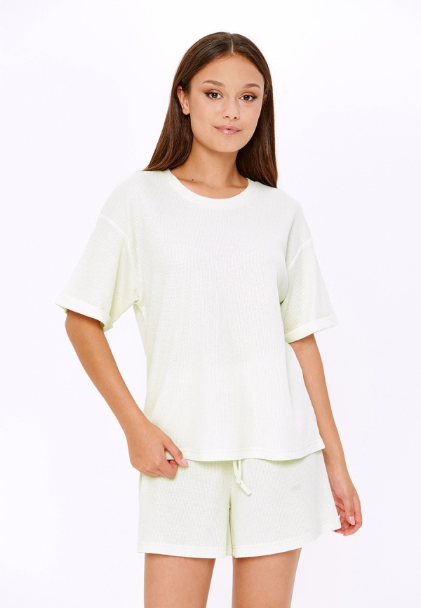 Комплект жен.(блузка и шорты) Olana светло-серый Pajamas, 0120243002 фото 2