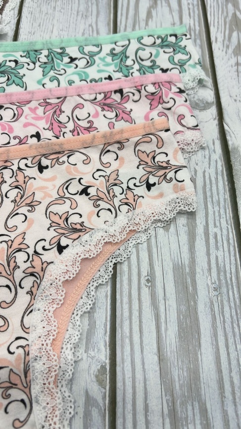 Трусы для женщин (бразилианна/молодежные/кружевные) 191063 фото 3