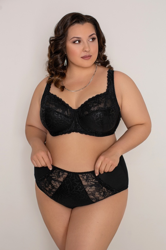 Бюстгальтер 320-5 ЧЕРНЫЙ ЭМБОССИНГ фото 5