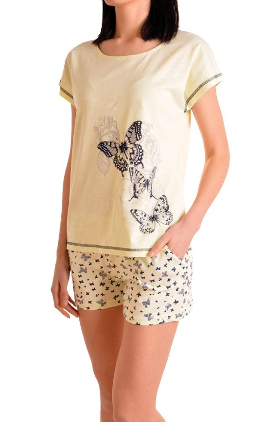 Пижамы для женщин с шортами ( с футболкой )80940 фото 1