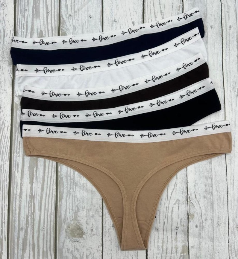 Стринги для женщин ( средний размер/однотонные) 197246 фото 2