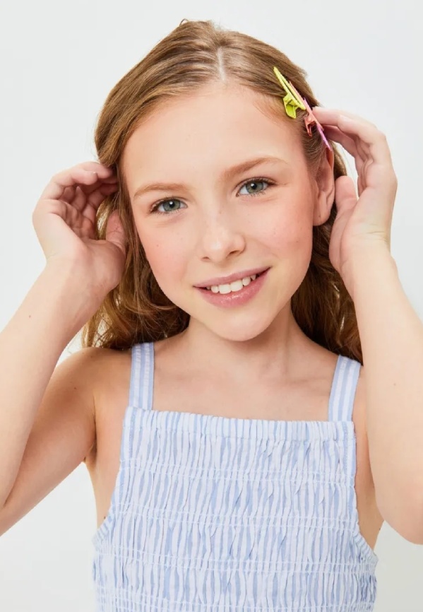 20210270082, Блузка детская для девочек Soljer, ACOOLA фото 3